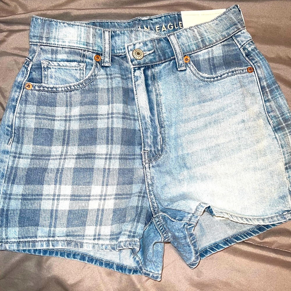 American Eagle High Rise Mom Shorts